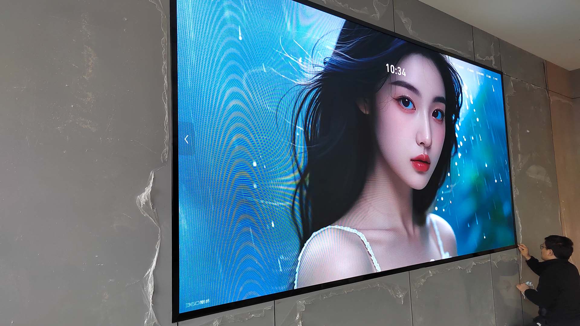 西部材料股份公司新建会议室LED大屏